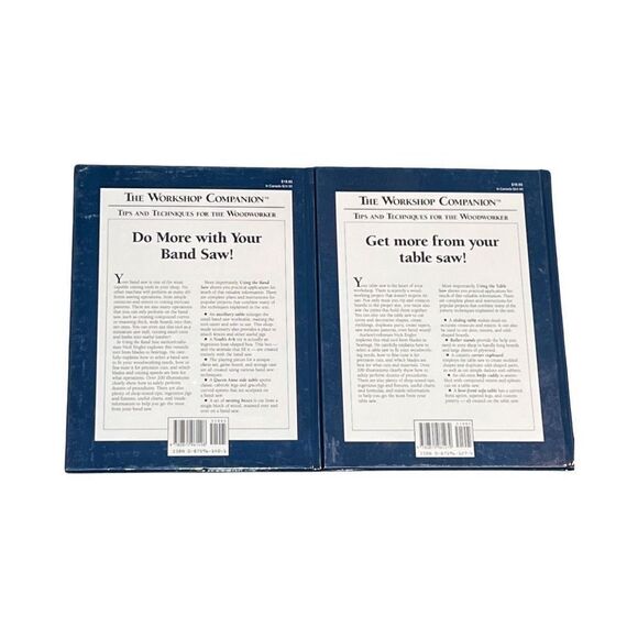 Seven (7) Educational Carpentry Books The Workshop Company & Woodworkers Journal - Picture 9 of 11